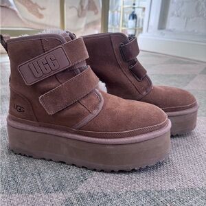 UGG Velcro Platform Boots